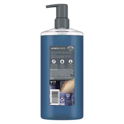 DOVE MEN CARE Blackcurrant + Cedarwood Plant-Based Moisturizing Body Wash for Men (2PK)