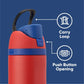 FreeSip Insulated Stainless Steel Water Bottle w/ Straw BPA-Free 24 oz - Marvel Spiderman