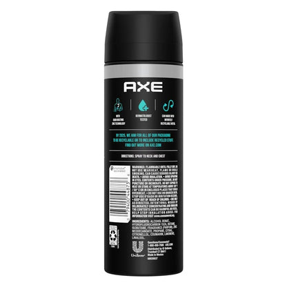 Axe Apollo XL Deodorant Body Spray 48HR High Definition Scent - (Pack of 2)