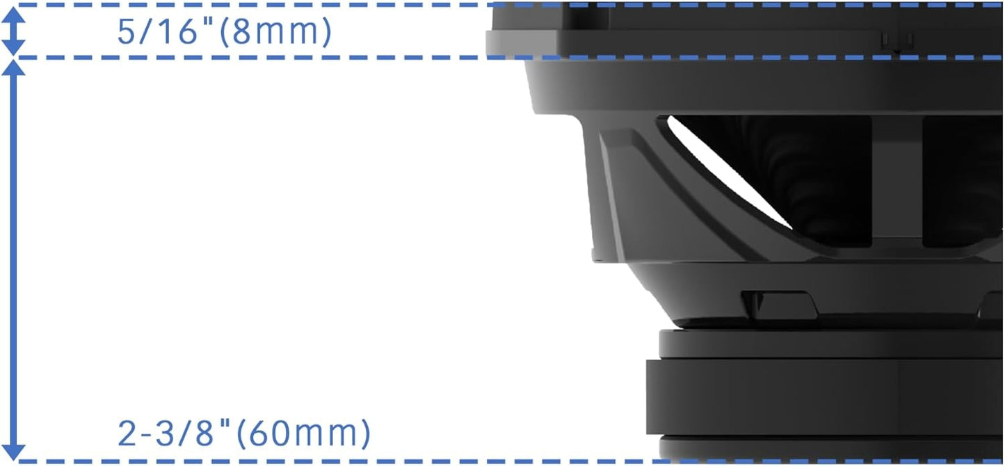 Kenwood KFC-C6898RS 6"x8" 2-rigting motorluidsprekers – 360W spitskrag, polipropileen woofer-keël, gebalanseerde koepel-tweeter, akoestiese klankharmoniseerder