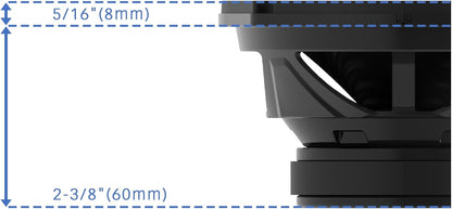 Kenwood KFC-C6898RS 6"x8" 2-rigting motorluidsprekers – 360W spitskrag, polipropileen woofer-keël, gebalanseerde koepel-tweeter, akoestiese klankharmoniseerder