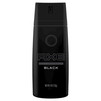 AXE Black Body Spray for Men Daily Fragrance -  4oz (Pack 2)