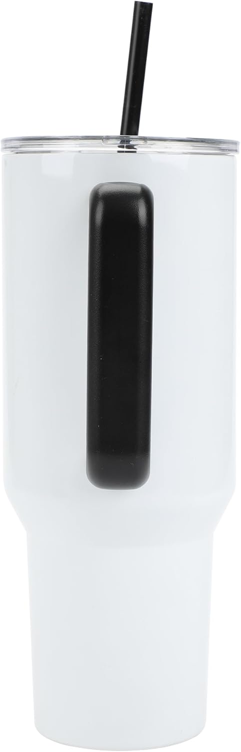 Star Wars Rebel Alliance Insulated Stainless Steel Tumbler w/ Reusable Straw & Leak-Proof Lid Easy Carry Handle 40oz