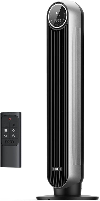 Toringwaaier 25vt/s Snelheid Stil Vloerwaaier, 90° Ossillerend met 4 Snelhede, 4 Modes, 8H Tydhouer - Silwer