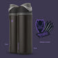 FreeSip Insulated Stainless Steel Water Bottle w/ Straw BPA-Free 24 oz - Marvel Black Panther