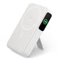 MagGo Power Bank, Qi2 Certified 15W Ultra-Fast MagSafe-Compatible Portable Charger, 10,000mAh Battery Pack with Smart Display and Foldable Stand- White