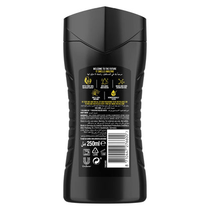 Axe Black Shower Gel for men 12Hr Refreshing Fragrance (8.5 oz)