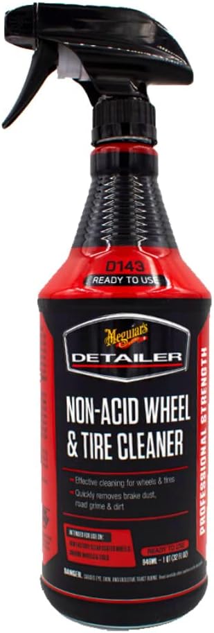Meguiar's Non Acid Wheel & Tire Cleaner (32 oz) 6 Bottles