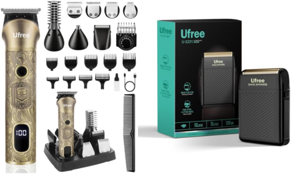 Beard Trimmer and Foil Shaver Set