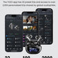 NC20 Pro Active Noise Cancelling Wireless Earbuds with Smart Touch Screen, LDAC Hi-Res Audio, Stereo Bass, 6 Mics AI Call Ear Buds, 80H Playtime, IPX8 Waterproof (Titanium Black)