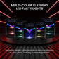 Portable Rechargeable Outdoor Bluetooth Speaker PA System 8”  400W Recording Function, Mic In, Party Lights USB/SD, Radio
