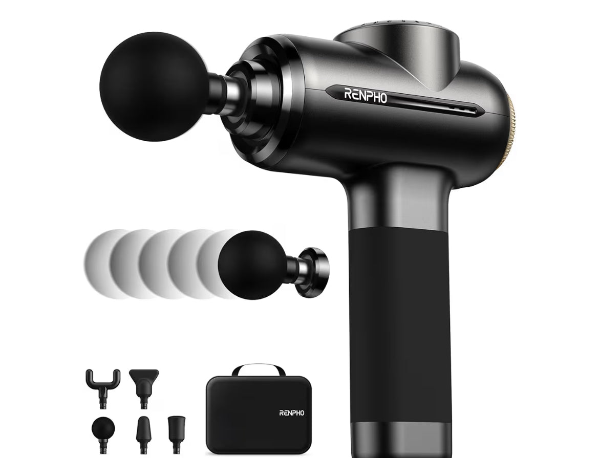 Active Evo -  Massage Gun, Deep Tissue Back Massage with 8-12mm Adjustable Amplitude Heavy-Duty