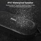 PA1 Bluetooth Portable Speaker Built-in Microphone Stereo Sound, 25H Playtime, IPX7 Waterproof - Matte Black