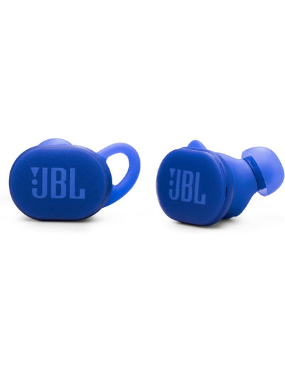 JBL Endurance Race 2 - Waterdigte (IP68) Sport Ware Draadlose Oorfone met Aktiewe Geraaskansellasie (Blou)