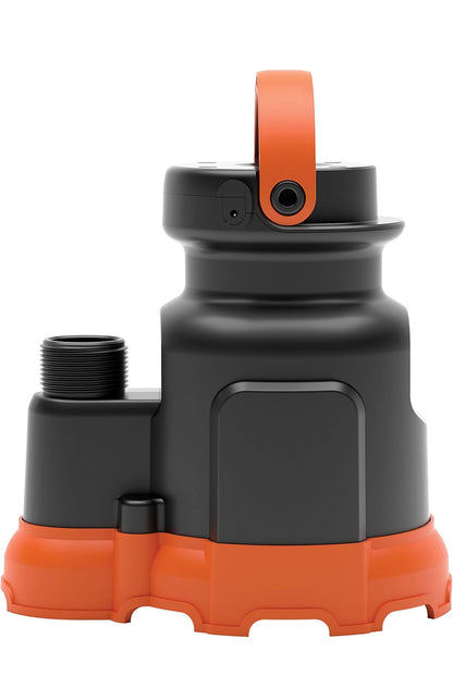 Black+Decker 1/6 HP Dompelwater-/Nutspomp, Pomp tot 2000 GPH