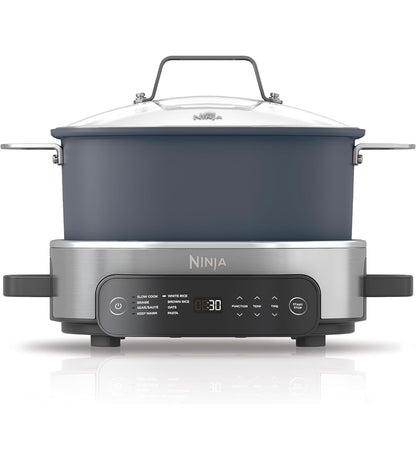 Ninja MC1101 Foodi Everyday Possible Cooker Pro, 8-in-1 Veelsydigheid, 6.5 QT, Eenpot-kook, Vervang 10 Kookgereedskap, Vinniger Kook, Gesinsgrootte Kapasiteit, Verstelbare Temperatuurbeheer, Middernagblou