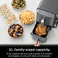 Ninja Air Fryer, 10QT DoubleStack XL 2-Basket, Compact Design, Cooks 5lb Whole Chicken, Feeds Up to 8 People, 6-in-1 Air Fryer - Grey, SL401