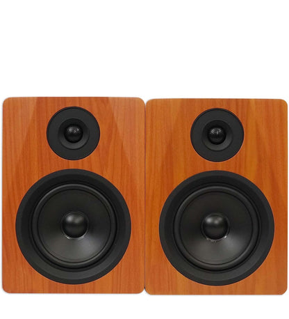 Rockville 5.25" 2-rigting 250W Aktiewe/Aangedrewe USB Studio Monitor Luidsprekerpaar (APM5C)