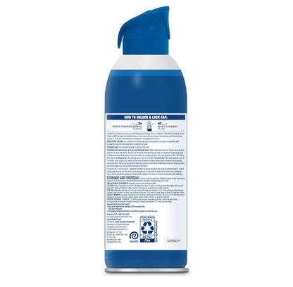 Lysol Lugsaniteerderbespuiting + Reukverwyderaar vir Huis & Kantoor, Saniterende Lugbespuiting, White Linen Geur, 10 oz (Pak van 3)