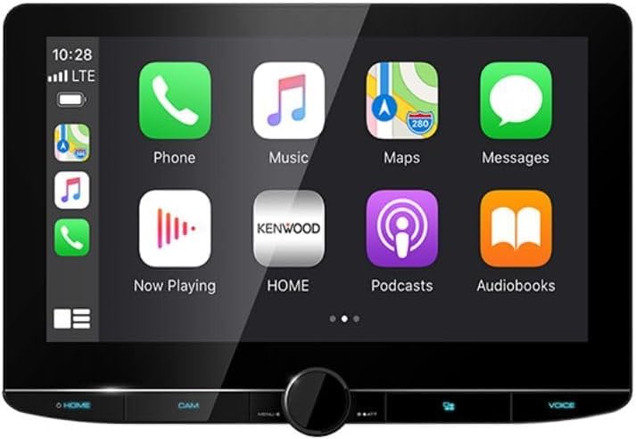 KENWOOD eXcelon 10.1" Hoëdefinisie Navigasie Motorstereo-ontvanger met Kapasitiewe Raakpaneel