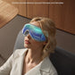 New Eyeris 1 Eye Massager w/ Remote Sleep Mask with Heat Compression, Headache Massager for Strain Migraine Relief Stye Eye