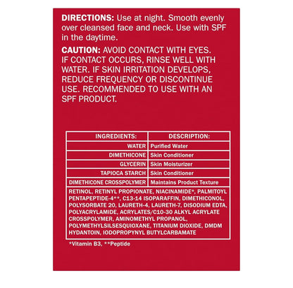 Olay Retinol 24 Gesigbevogtiger, Anti-Veroudering Nagroom Anti-Rimpel Velversorging (1.7 oz) & Proefgrootte Retinol Reinigingssmeltes - (12 st)