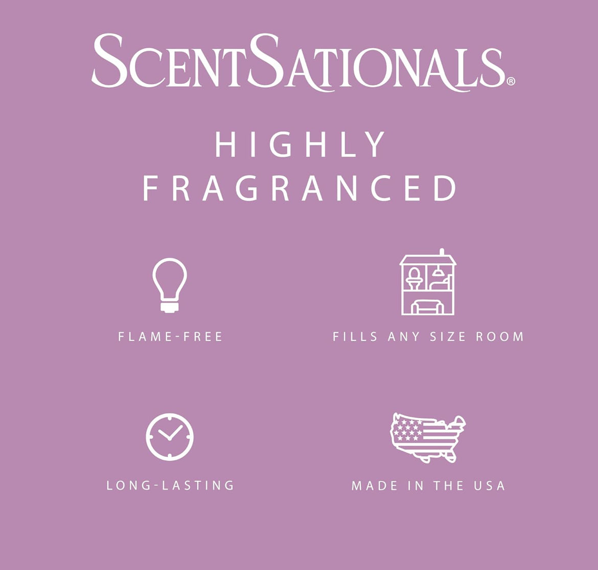 Scentsationals Wax Melts, Wax Cubes Strong Scent - Berry Blossom Breeze - Long Lasting Scented Wax Melts for Warmer - 10oz (Pack of 4)