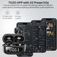 Open Ear Clip Earbuds, Lightweight Comfort 40H Play BT w/ Smart Digital Display - Black