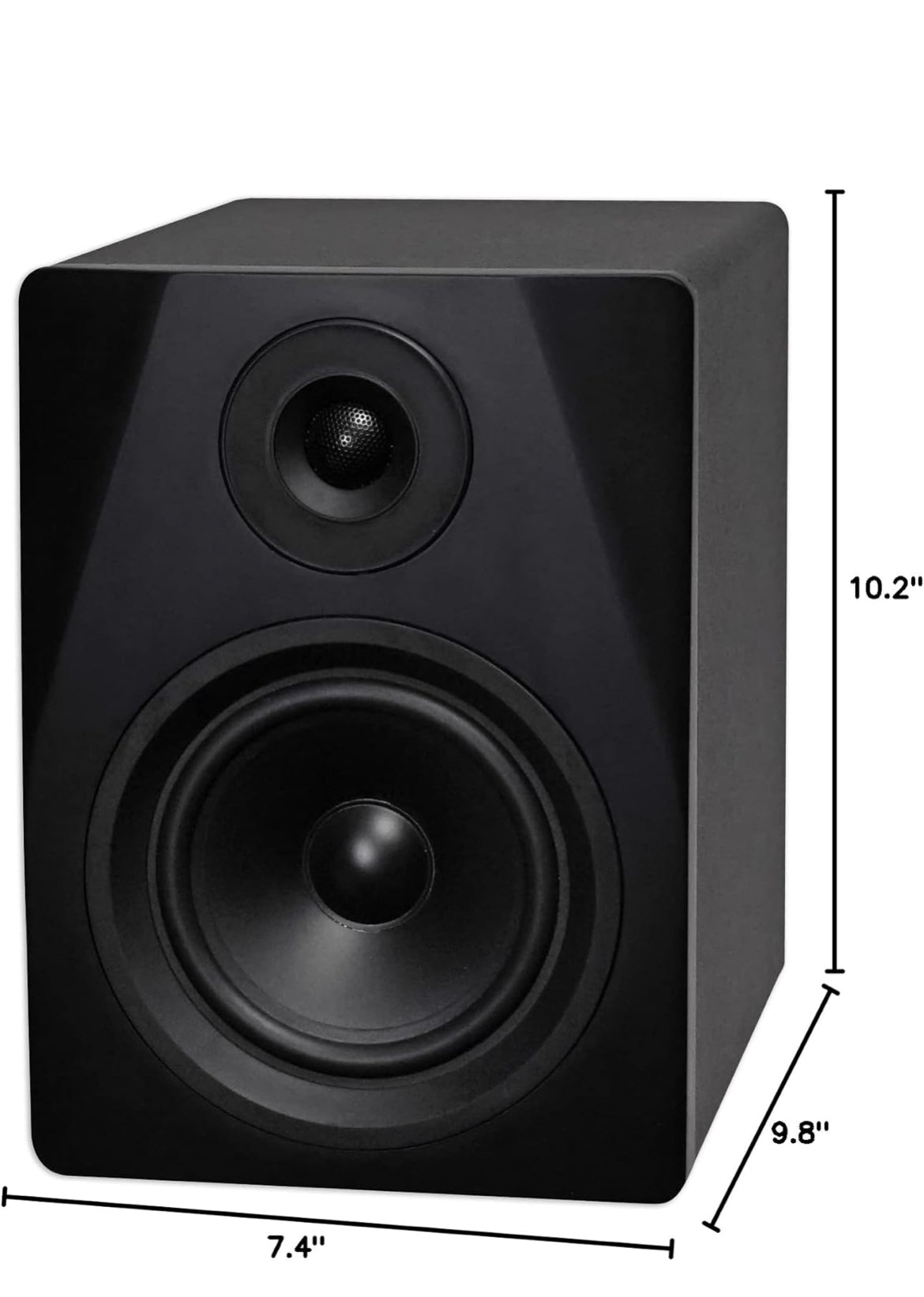 Rockville DPM5B 5.25" 2-Way 150W Black Active/Powered Studio Monitor Speaker