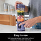 Ninja Blast Portable Blender, Cordless, 18oz. Vessel, Personal Blender BPA Free, Leakproof Lid & Sip Spout, USB-C Rechargeable, Dishwasher Safe Parts - Galaxy Purple - BC151GP