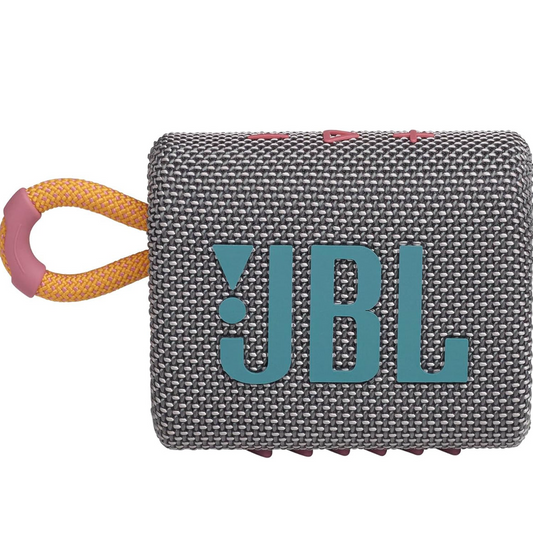 JBL Go 3 - Portable Mini Bluetooth Speaker P67 Waterproof and Dustproof - (Grey)