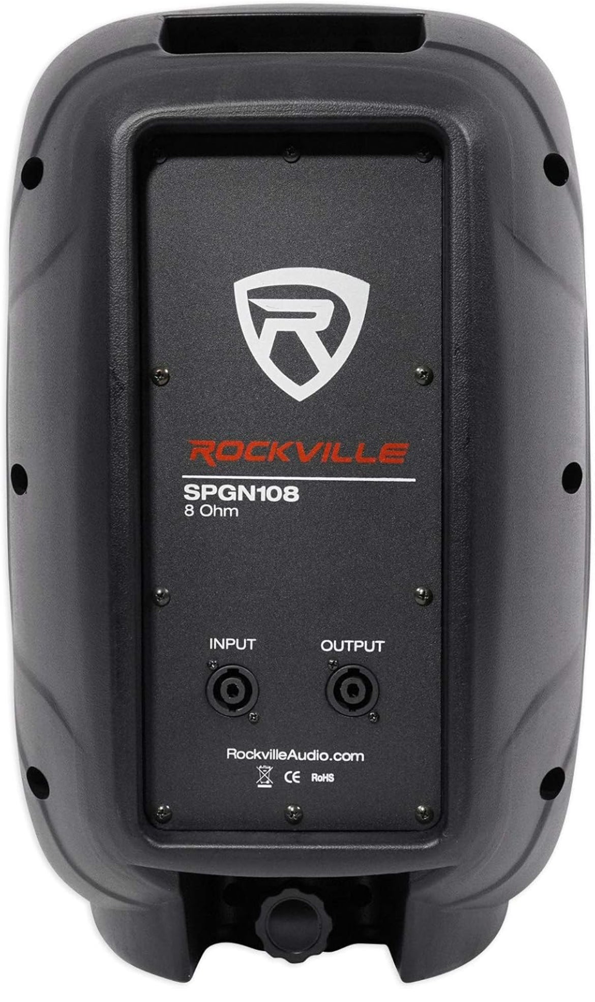 Rockville SPGN108 10" Passive 800 Watt DJ PA Speaker Lightweight Cabinet 8 Ohm