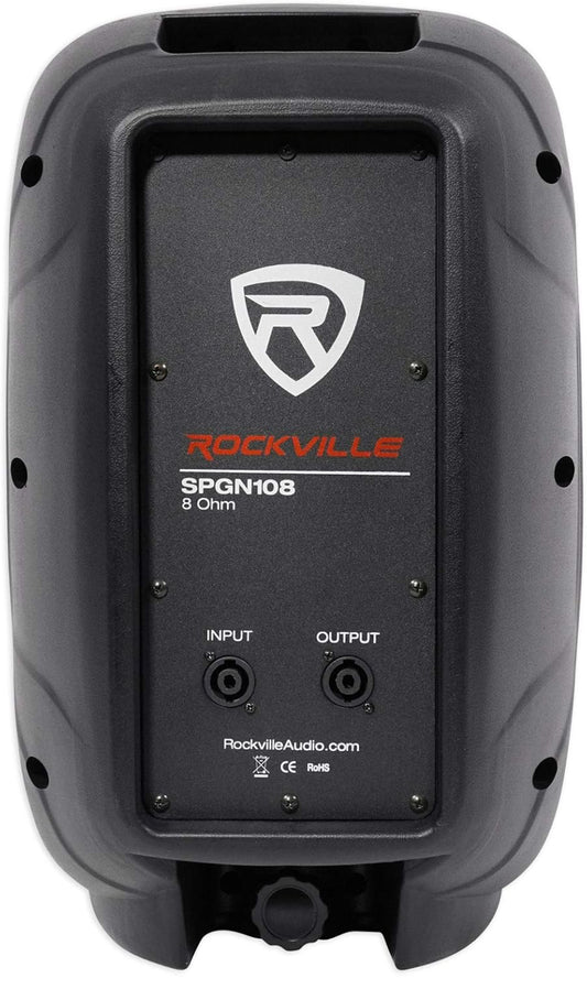Rockville SPGN108 10" Passiewe 800 Watt DJ PA Luidspreker Liggewig Kabinet 8 Ohm