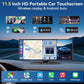 CarPlay Screen 11.5" Bluetooth, Wireless Android Auto Display w/ 4K Dashcam, 1080P Rear Cam, Bluetooth, Voice Control