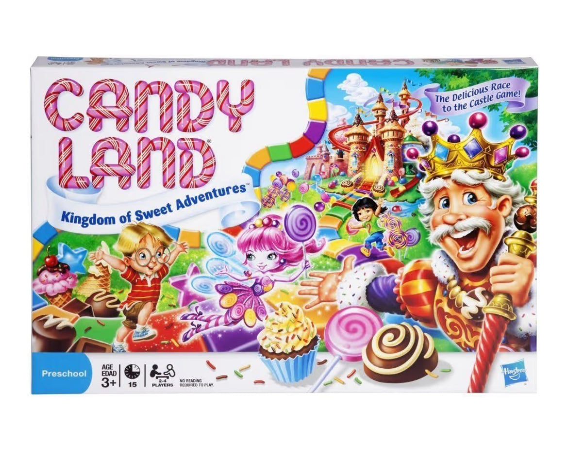 Hasbro Gaming Candy Land Kingdom of Sweet Adventures Board Game for Kids - Ages 3 & Up