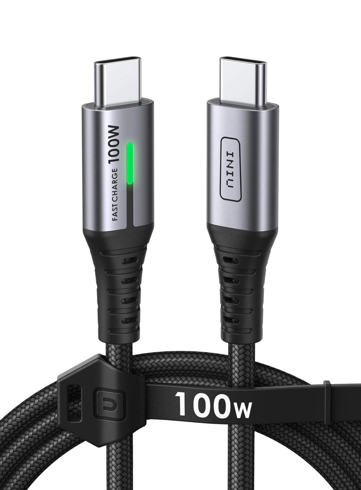 INIU USBC Cable 3.3ft, Black iPhone Cord USB C for iPhone 16 15 Plus, Samsung Galaxy S23 S22 Note 20 Google Pixel 8 7 Laptops and More.
