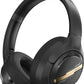 Black Shark JoyBuds Max Active Noise Cancelling Headphones, 50H Playtime Wireless Over Ear Headphones w/ Microphone, Bluetooth (Black)