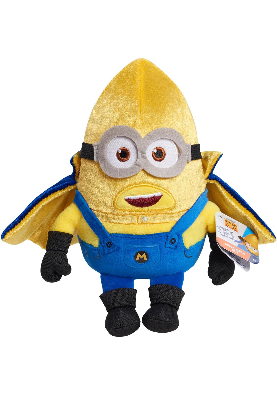 Illumination Minions Despicable Me 4 Squooshy Plush Mega Gus, Kids Toys for Ages 3 Up by Just Play