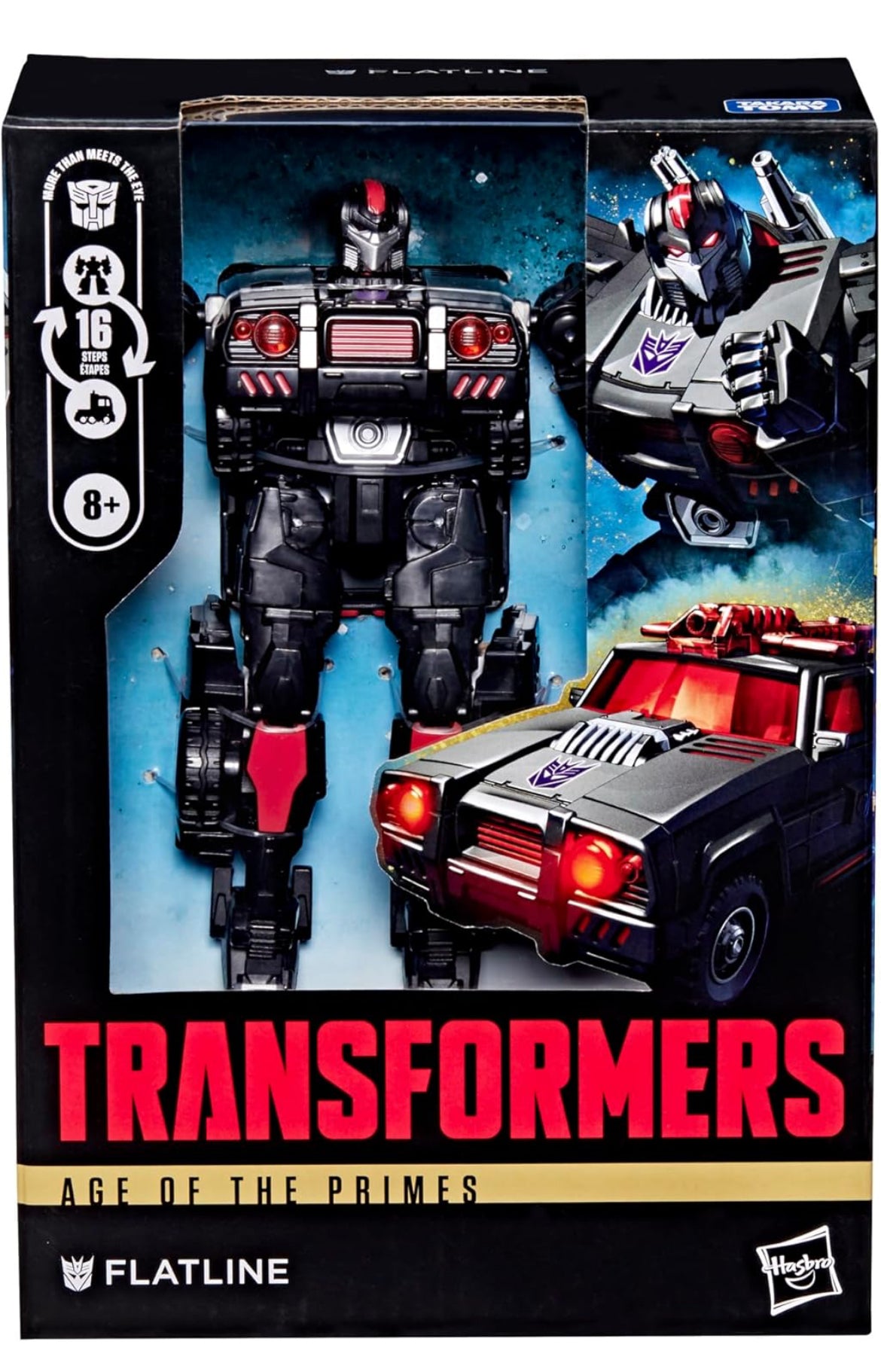 Transformers Age of The Primes Flatline, Voyager Class 7" Converting Action Figure, Robot Toys - for Ages 8+