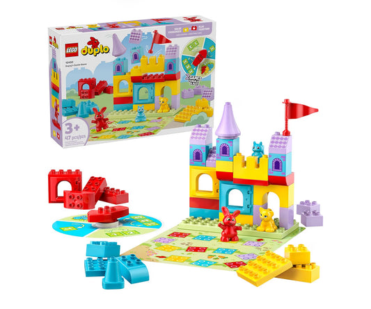 LEGO DUPLO Hopsy’s Castle Game Building Toy for Pretend Play - Learning & Education Play Set