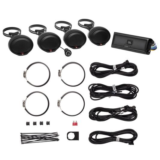 SPLINTERNUWE CRUISE X Weerbestande 4-kanaal UTV Motor Audio LUID Sprekerstelsel