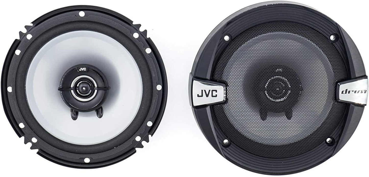 JVC CS-DR162 DRVN Series 6.5 Inch 2-Way 300 Wats Car Speakers Coaxial - Set of 2