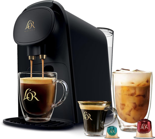 L'OR Barista System Milk Frother Complimentary Assortment of Coffe & Espresso
