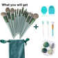 22 PIECE SET Make up KIT Green Makeup Brushes Foundation Brush Eyeshadow Brush