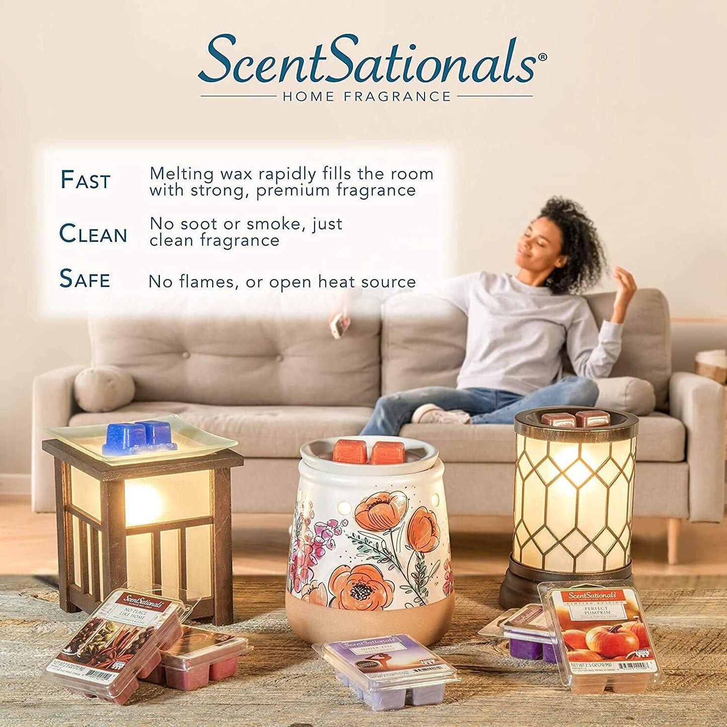 Scentsationals Geurige Kubusse Was Lugverfrisser Geur Was - ZEN-