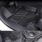 Floor Mats Compatible with Chevrolet Camaro 2016-2024 All Models BLACK Premium