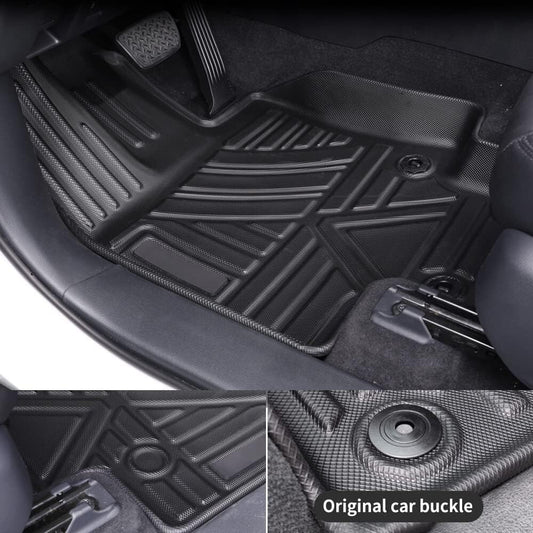 Floor Mats Compatible with Chevrolet Camaro 2016-2024 All Models BLACK Premium