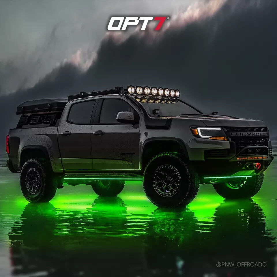 BRAND NEW LED Underglow Bluetooth Enabled Lighting Kit  OPT7 AURA PRO All-Color