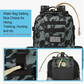 Tactical Military Army Rucksack 60L Assault Detachable Molle Backpack BLKBLUPATC