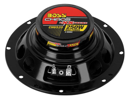 BOSS Oudiostelsel CH6520 Motor Swart Luidsprekers - 250 Watt 125 Watt Elk, 6.5 DUIM
